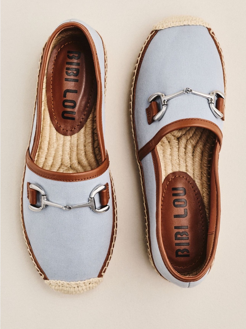 BIBI LOU Horsebit Espadrille Flats